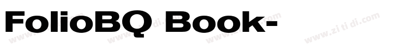 FolioBQ Book字体转换